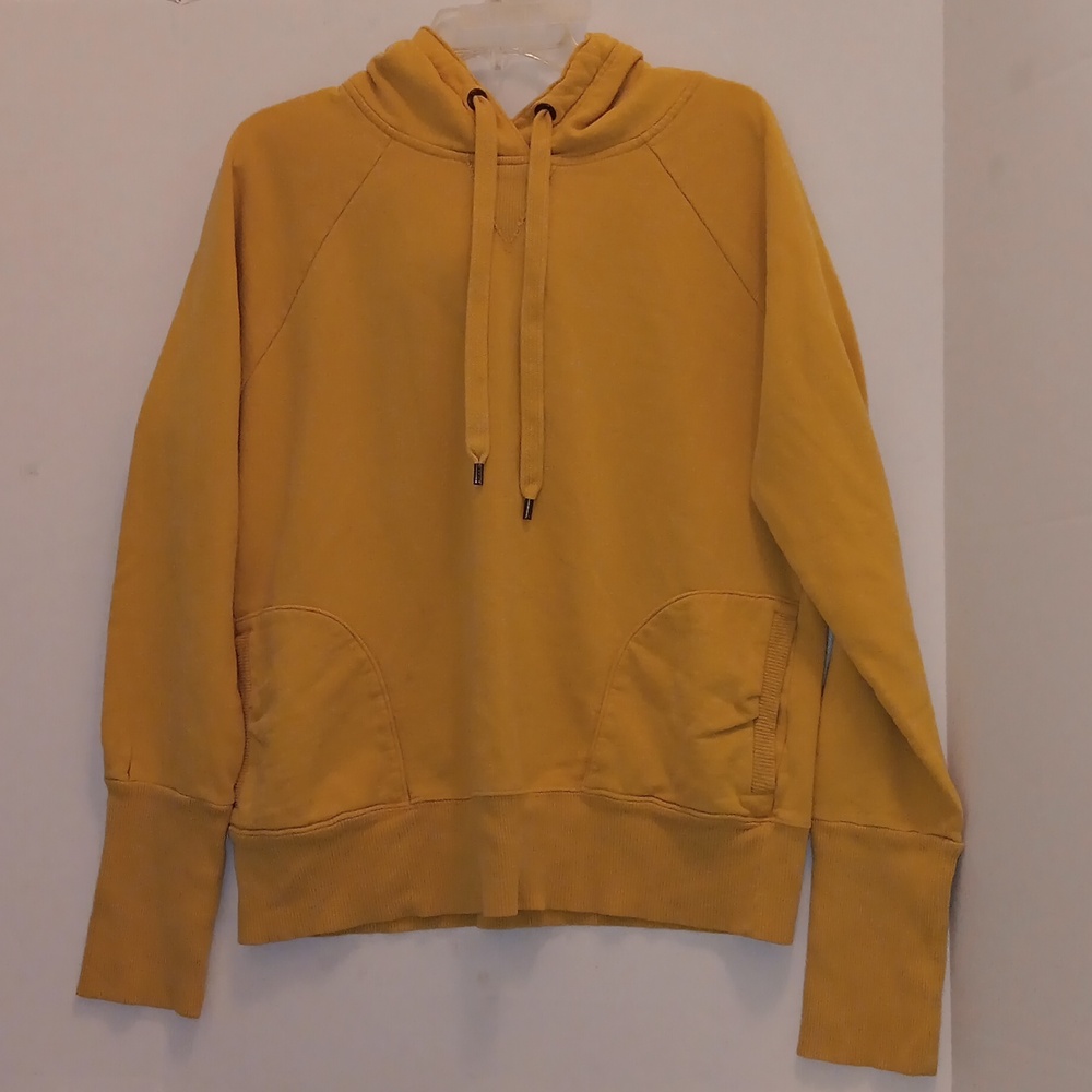 YELLOW FRONT POCKET YELLOW HOODIE SWEATER
